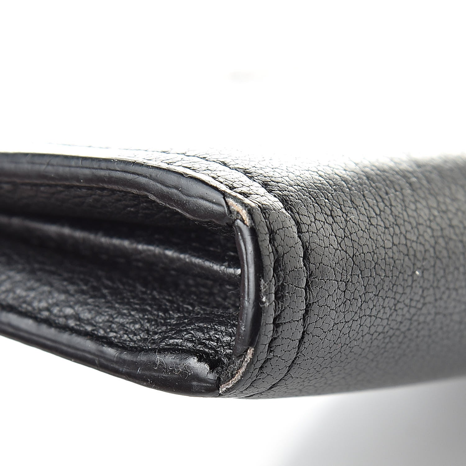 Givenchy Sugar Goatskin Pandora Half Zip Long Wallet Black 11 of 15
