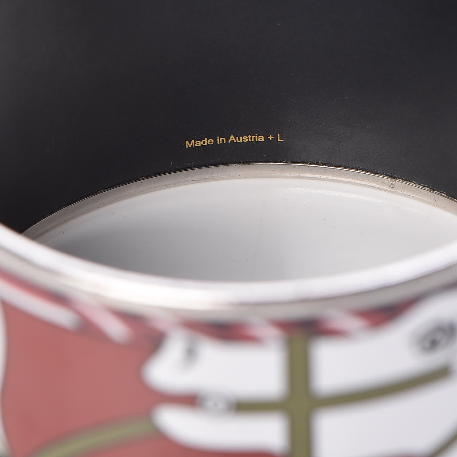 Hermes Enamel Printed Quadrige Extra Wide Bracelet 70 5 of 7