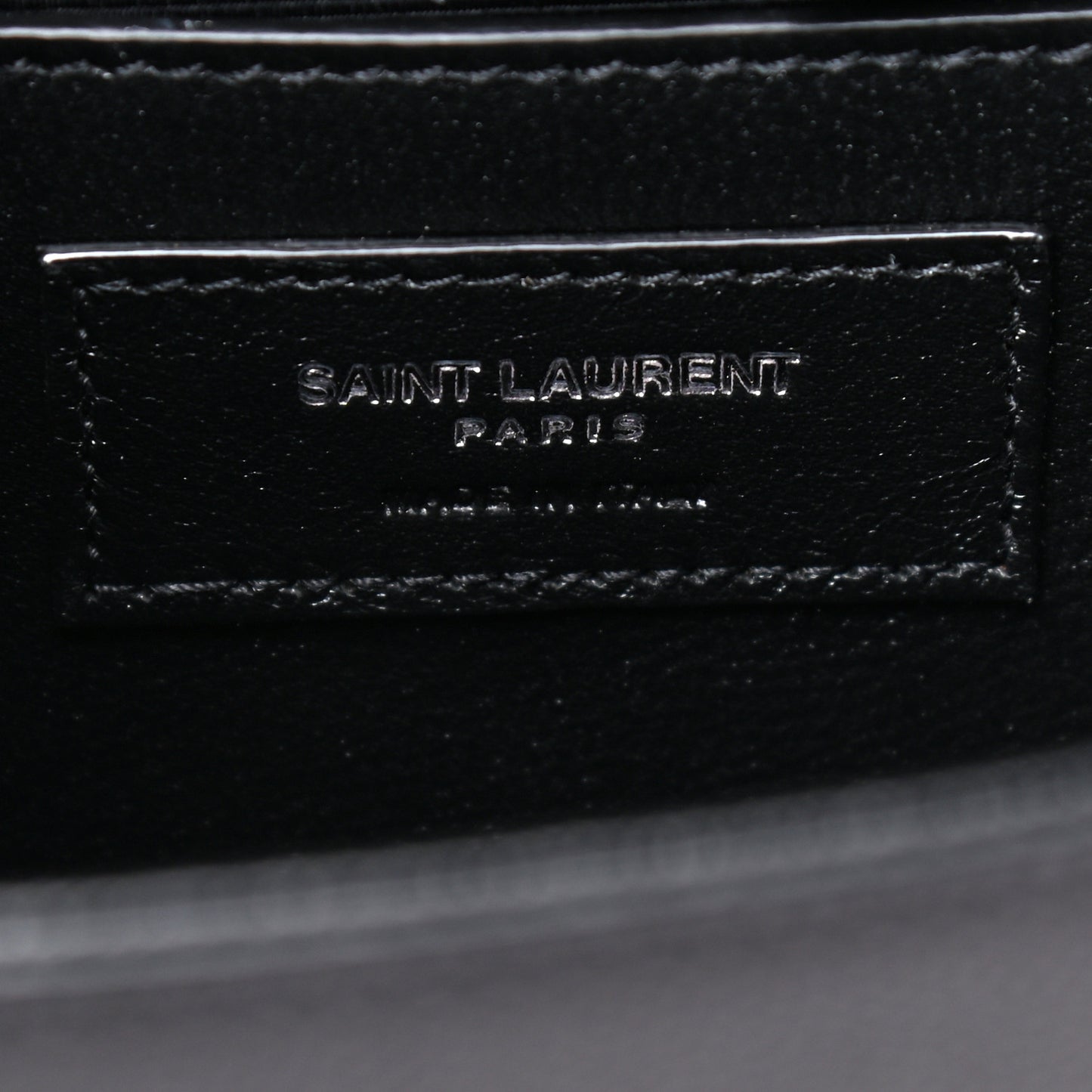 Grain De Poudre Medium Classic Monogram Kate Satchel Black