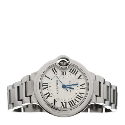 Cartier Stainless Steel 33mm Ballon Bleu De Cartier Automatic Watch 2 of 5