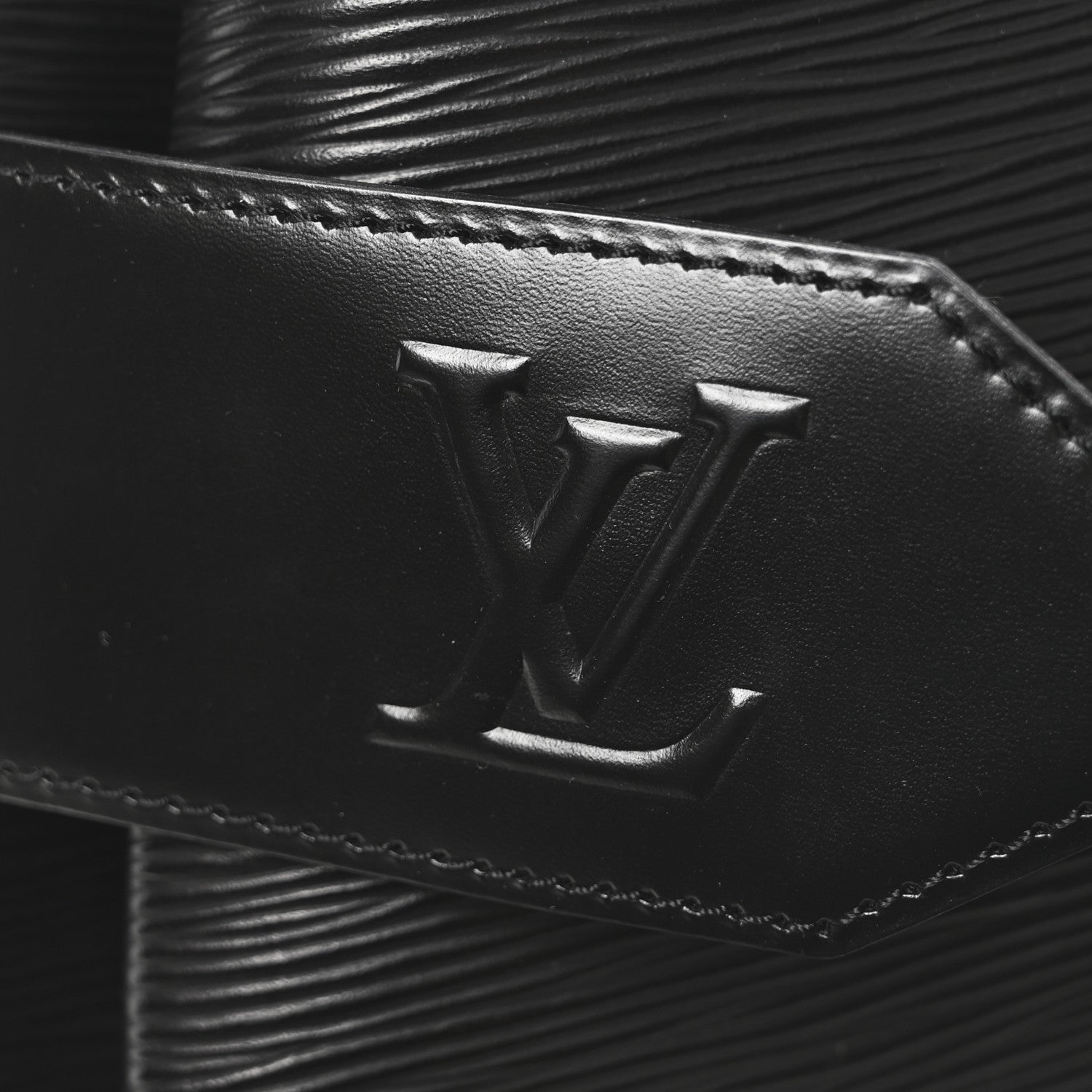 Louis Vuitton Epi Sac D'epaule Black 6 of 9