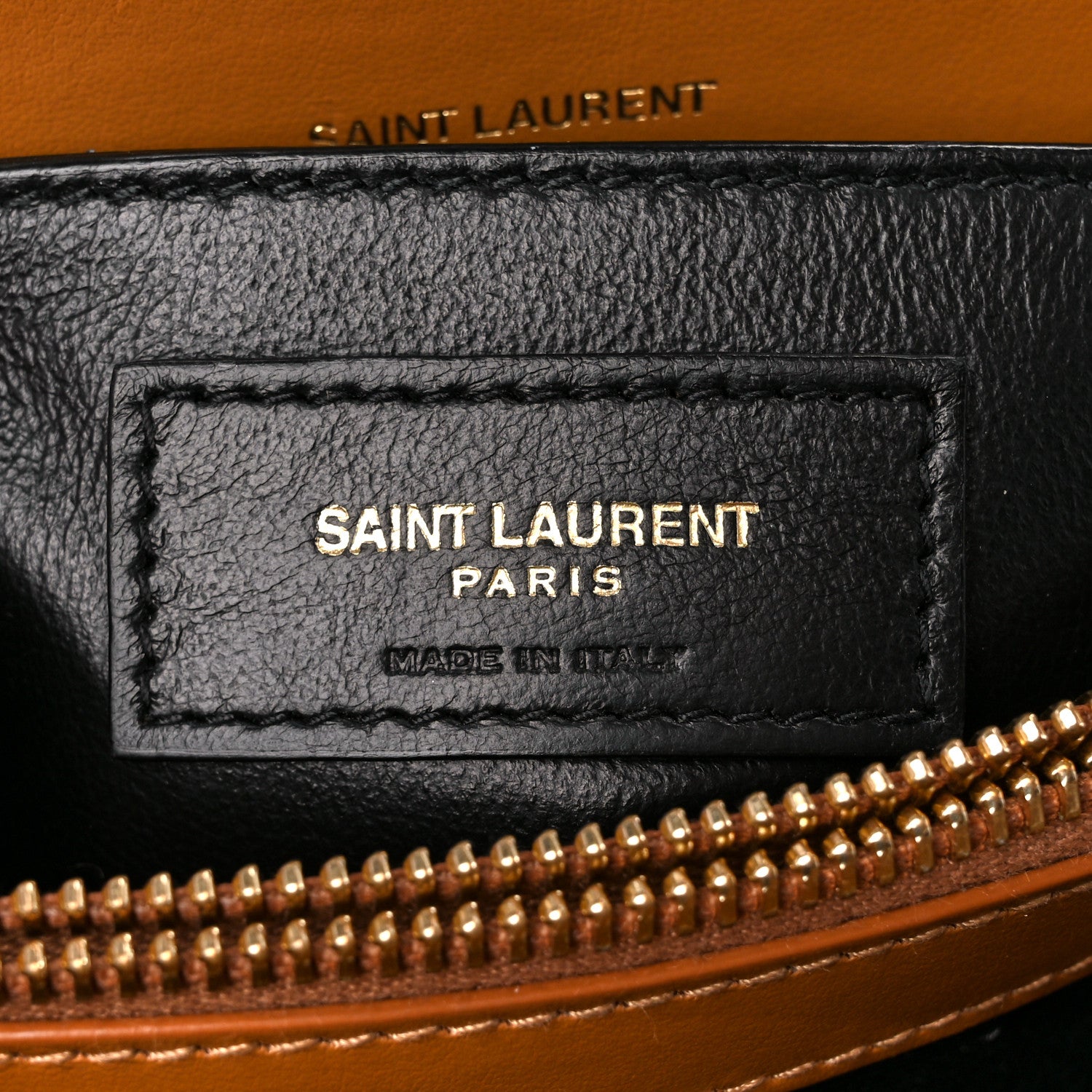 Saint Laurent Calfskin Y Quilted Monogram Small Loulou Chain Satchel Dark Natural 7 of 12