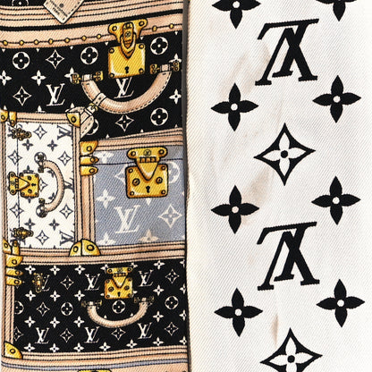 Louis Vuitton Silk Monogram Let's Go BB Bandeau Black 4 of 4