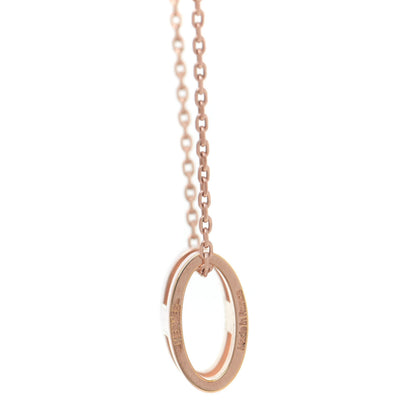 Hermes Lacquered Rose Gold Pop H Pendant Necklace Rose Dragee 5 of 7