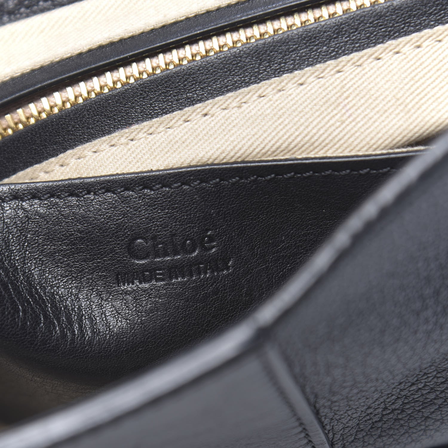 Chloe Grained Lambskin Calfskin Medium Lexa Shoulder Bag Black 6 of 13