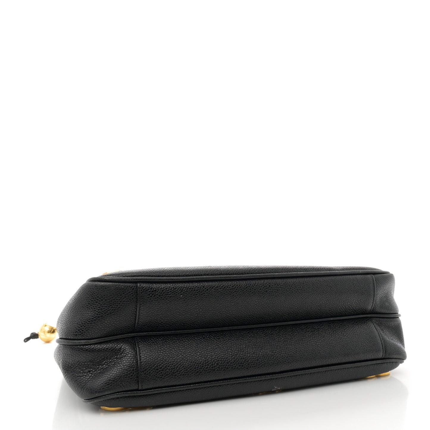 Caviar Triple CC Shoulder Bag Black
