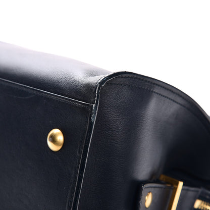 Saint Laurent Calfskin Small Classic Y Cabas Navy Blue 10 of 13