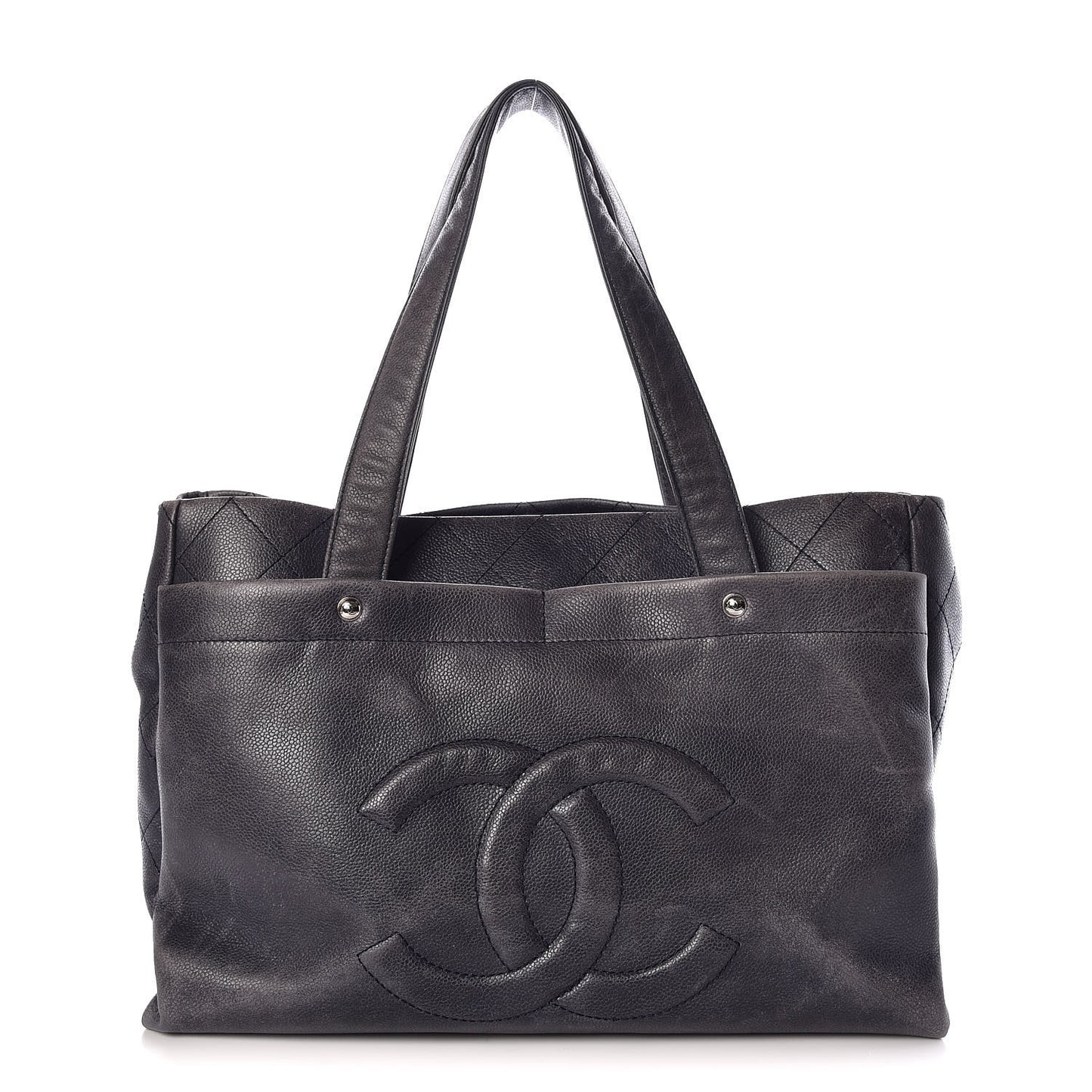 Caviar Executive Cerf Shopper Tote Navy