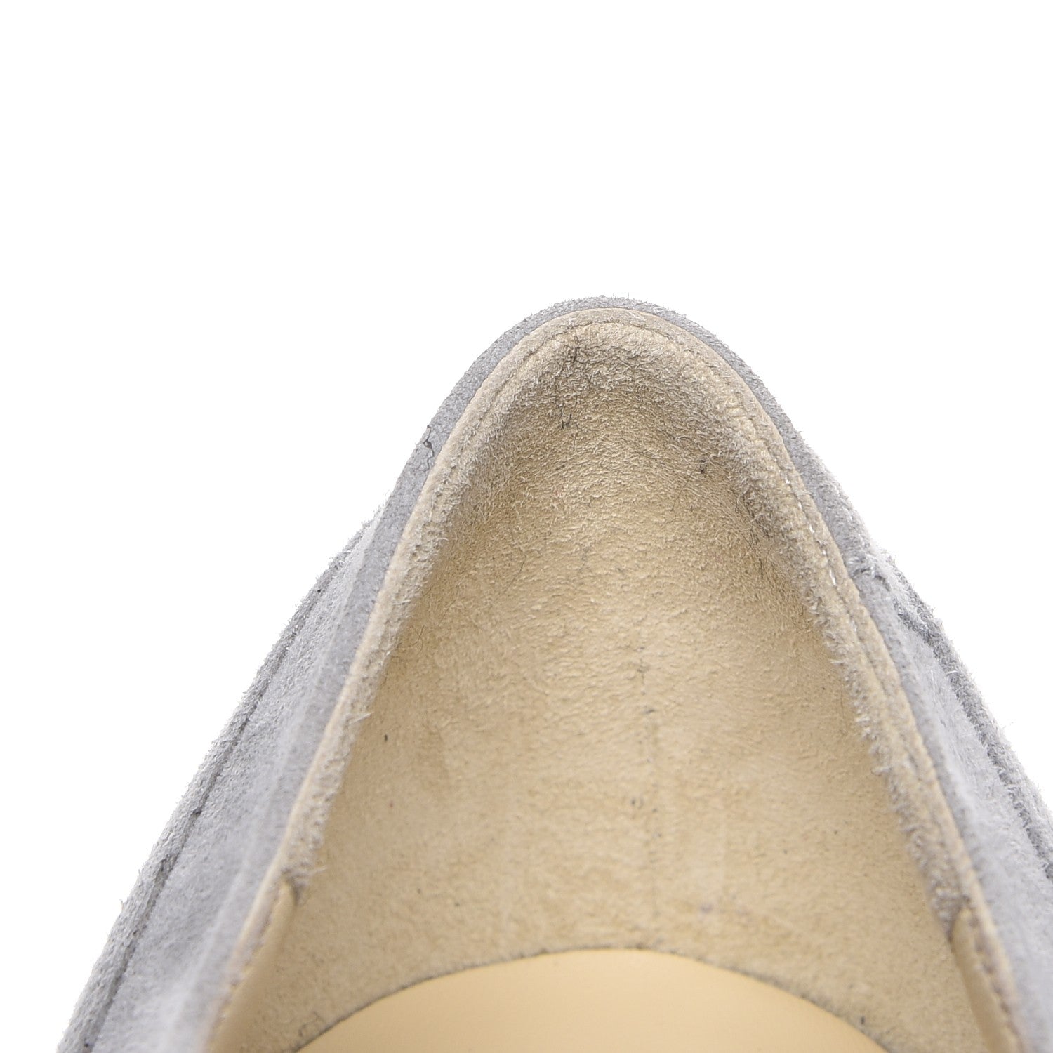 Chanel Kid Suede Lace Up Platform Oxford 40 Grey Black 10 of 12