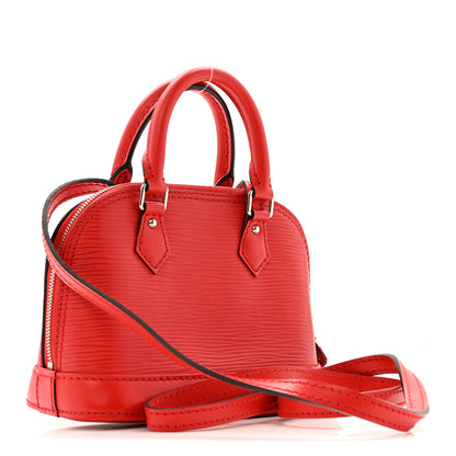 Louis Vuitton Epi Nano Alma Coquelicot 3 of 10