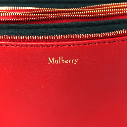 Mulberry Crossboarded Calfskin Clifton Flap Red 8 of 10