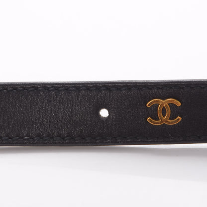 Chanel Lambksin Chain CC Belt 85 34 Black 9 of 12
