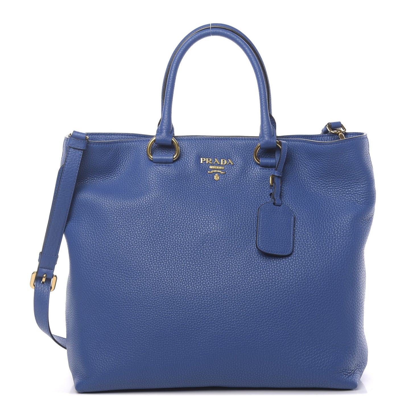 Vitello Phenix Tote Azzurro