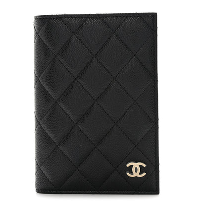 Chanel Caviar Quilted Passport Holder Black 1 of 8