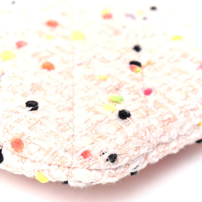 Chanel Tweed Candy Cotton Quilted Medium Cosmetic Pouch Multicolor 10 of 12