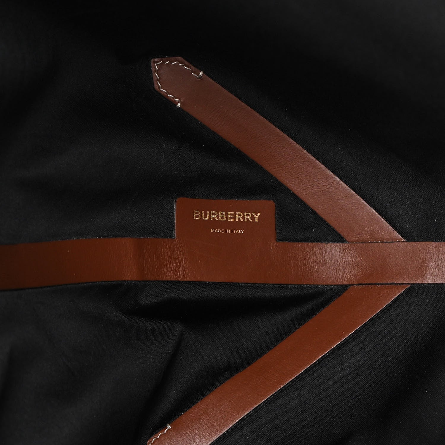 Burberry Satin Mythical Alphabet Print Bag Orange White 7 of 10