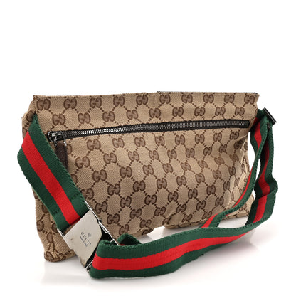 Gucci Monogram Web Belt Bag Dark Brown 3 of 12