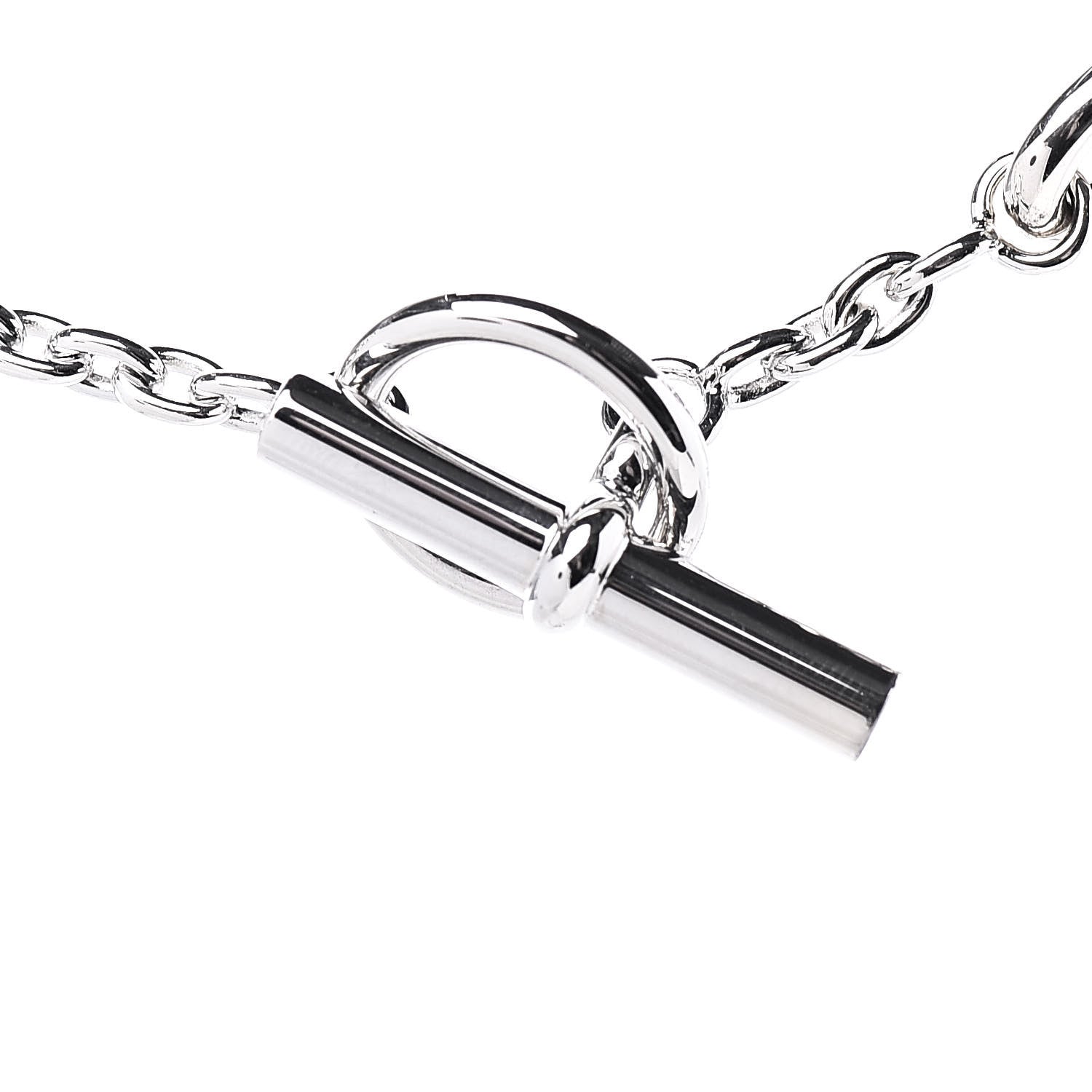 Hermes Sterling Silver Farandole Necklace 160 4 of 7