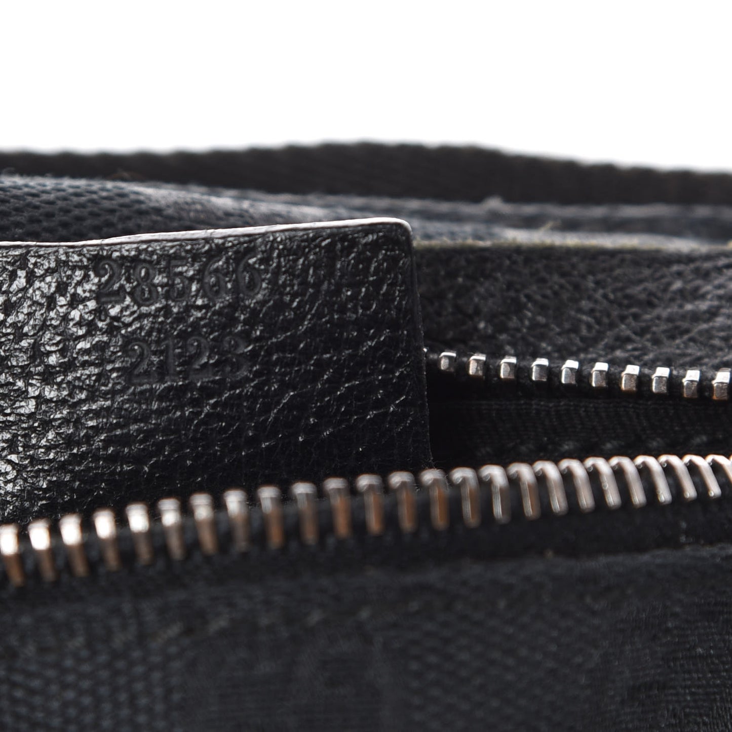 GG Monogram Double Pocket Belt Bag Black