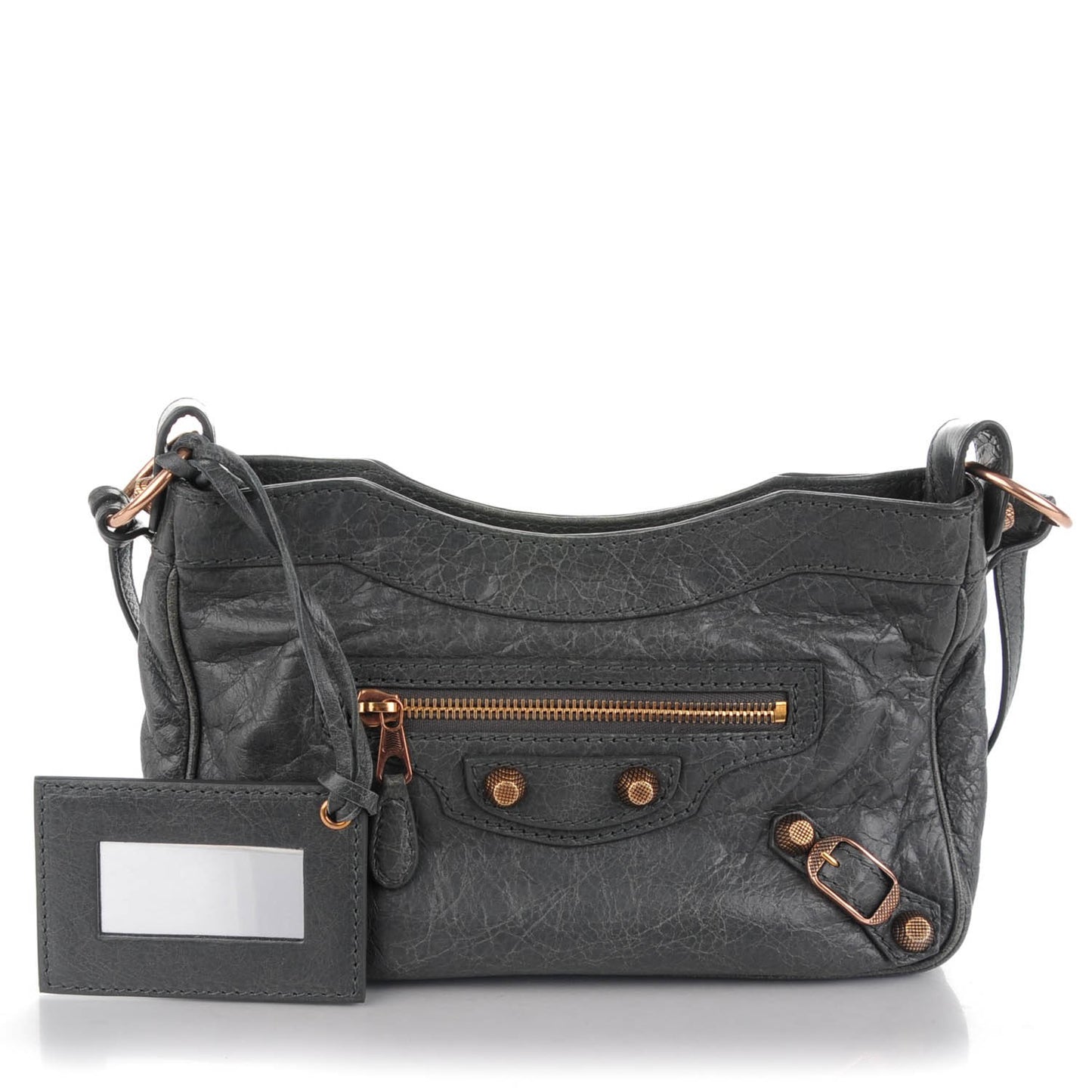 Agneau Giant 12 Rose Gold Hardware Hip Gris Tarmac