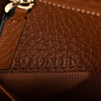 Valentino Garavani Pebbled Calfskin Rockstud Compact Zip Around Wallet Bright Cognac 8 of 8