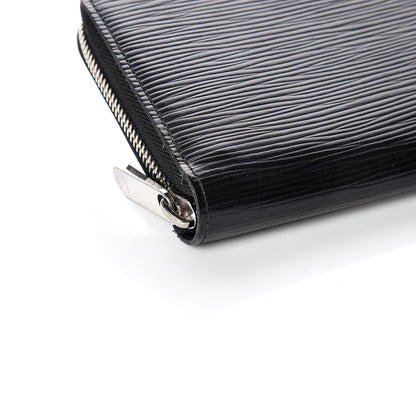 Louis Vuitton Epi Zippy Wallet Black 8 of 11