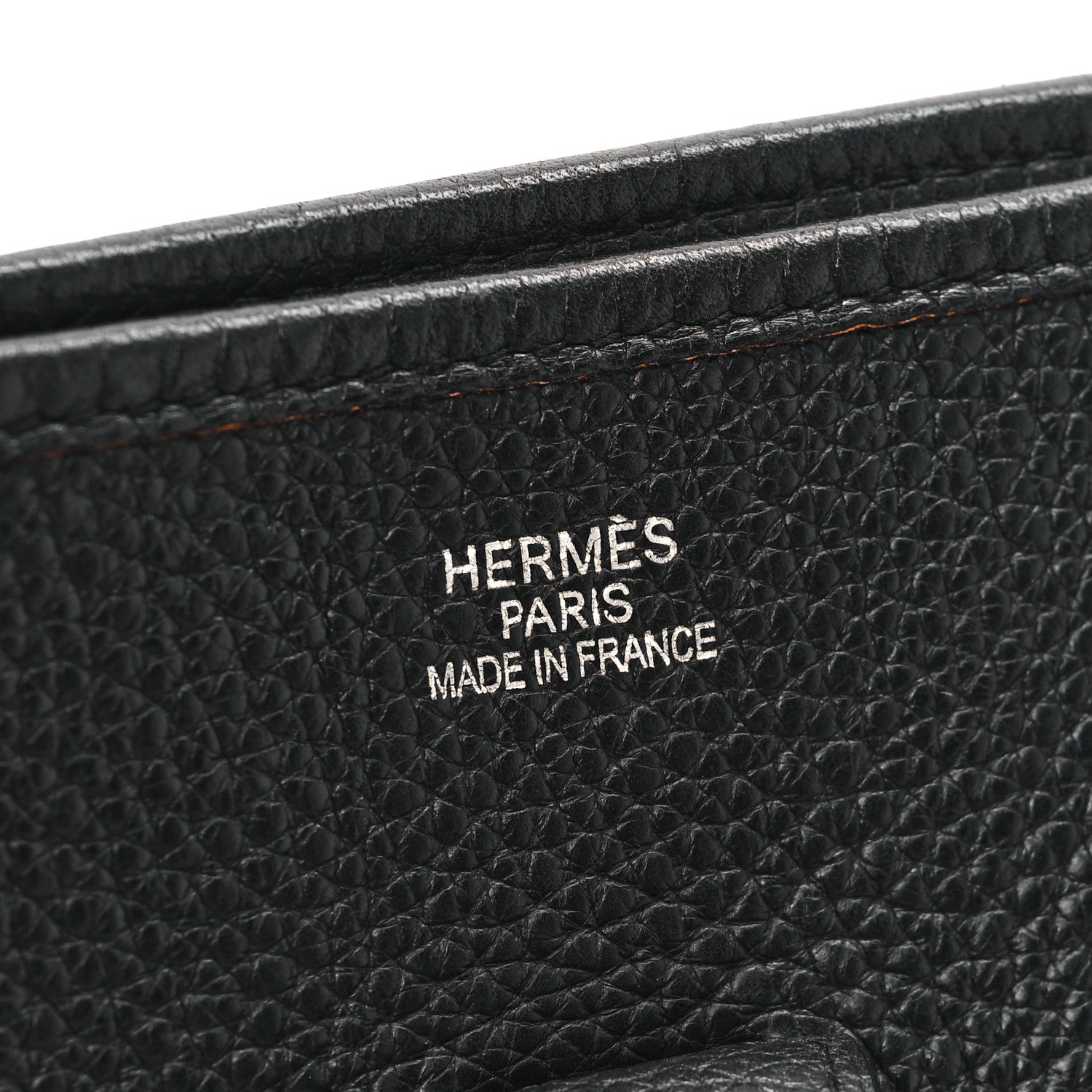 Hermes Taurillon Clemence Evelyne GM Black 6 of 12