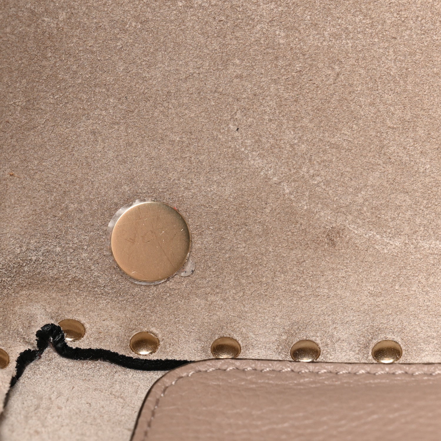Valentino Garavani Pebbled Calfskin Small Rockstud Tote Poudre 10 of 10