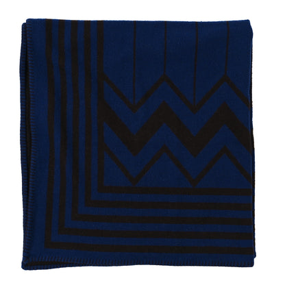 Louis Vuitton Wool Cashmere Karakoram Blanket Blue 2 of 5