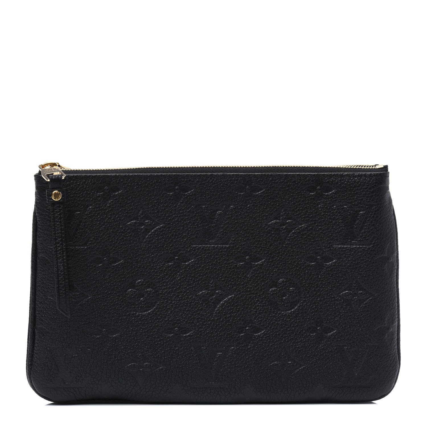 Louis Vuitton Empreinte Double Zip Pochette Black 1 of 4