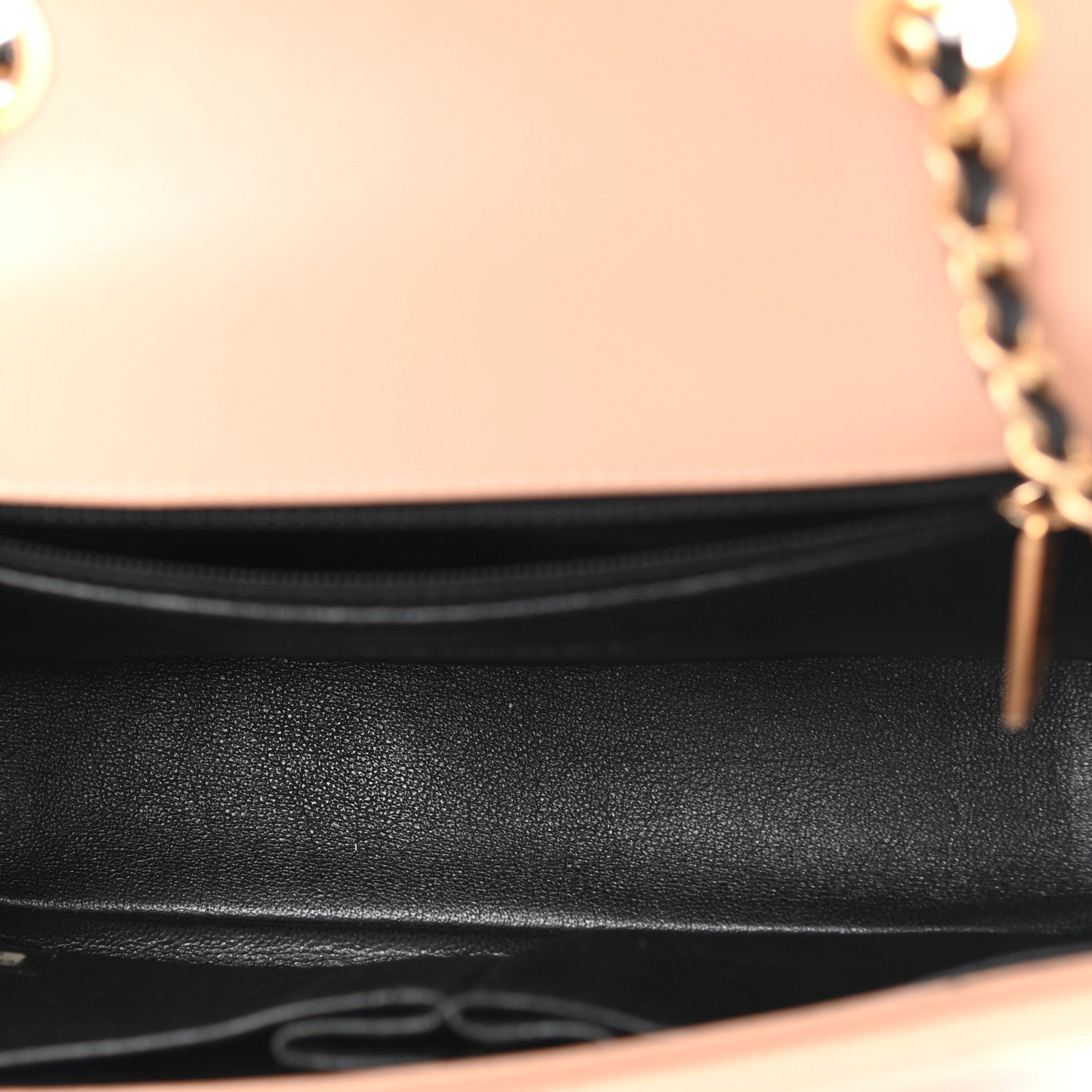 Chanel Caviar Quilted Small CC Filigree Flap Beige Black 5 of 11