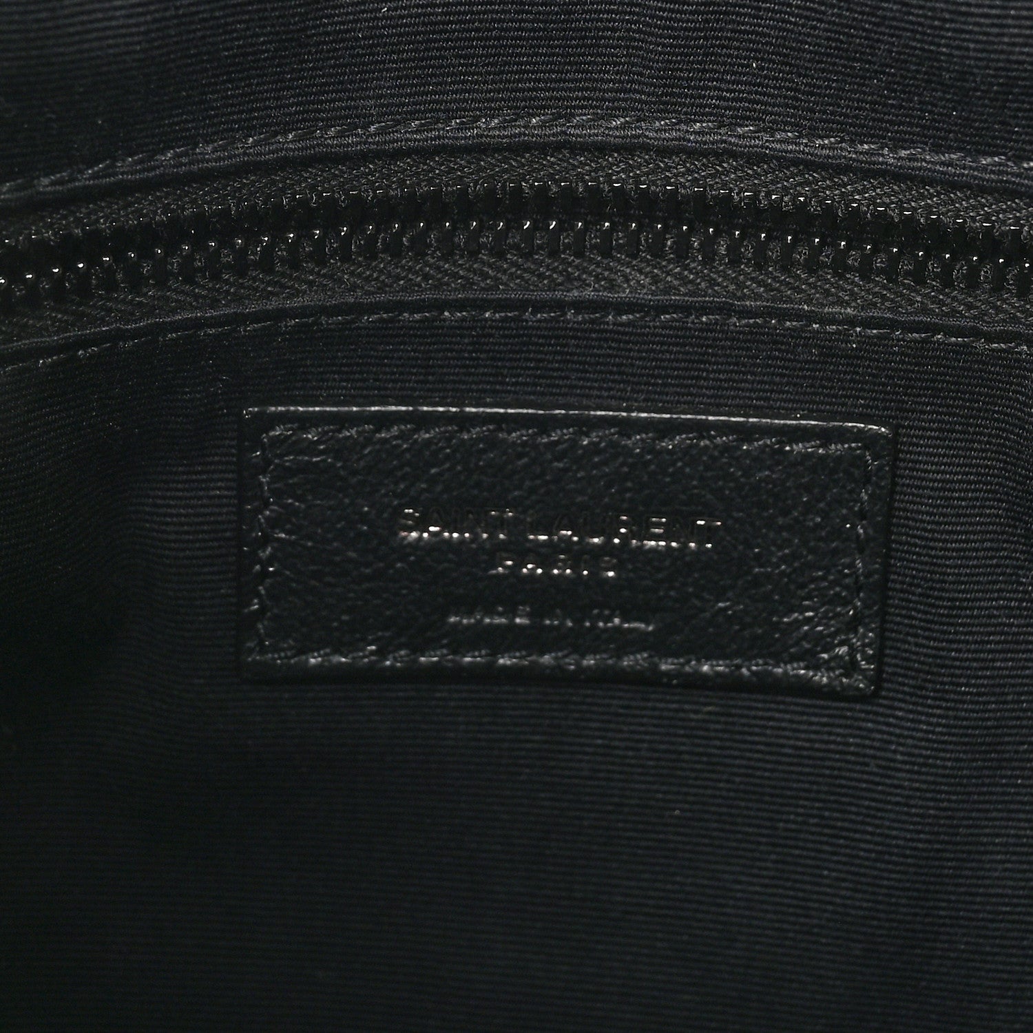 Saint Laurent Calfskin Crocodile Embossed Monogram Medium Niki Shopping Bag Black 6 of 10