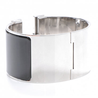 Hermes Enamel Extra Wide Clic Clac H Bracelet PM Black 3 of 6