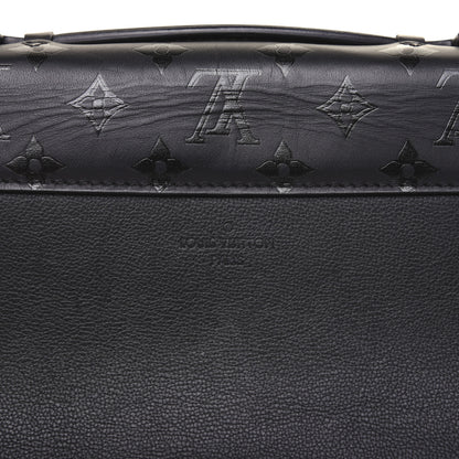Louis Vuitton Monogram Cuir Plume Ecume Very Chain Bag Black 10 of 19