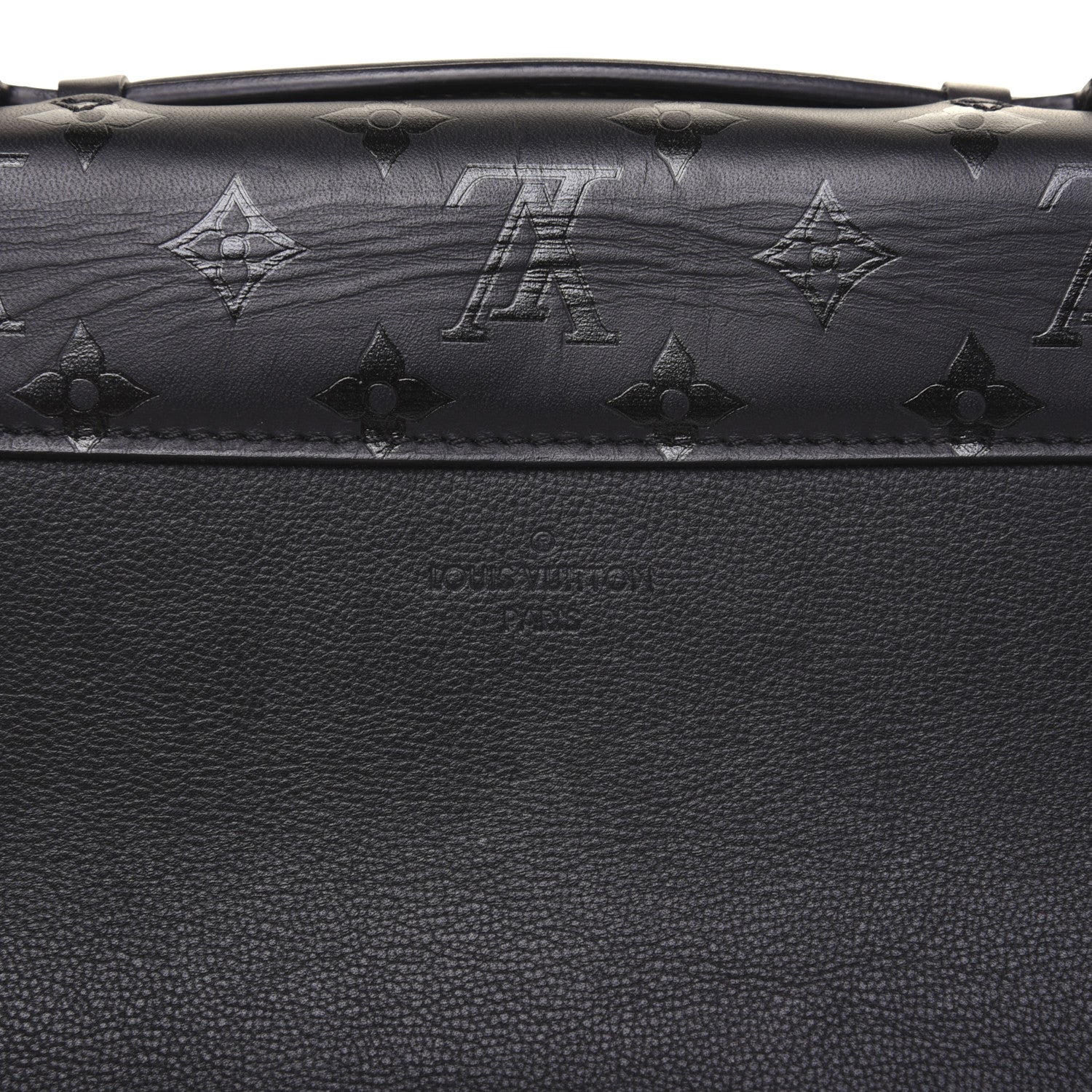 Louis Vuitton Monogram Cuir Plume Ecume Very Chain Bag Black 10 of 19