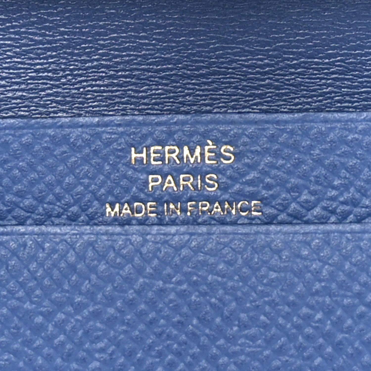Hermes Epsom Mini Bearn Wallet Bleu Brighton 6 of 11