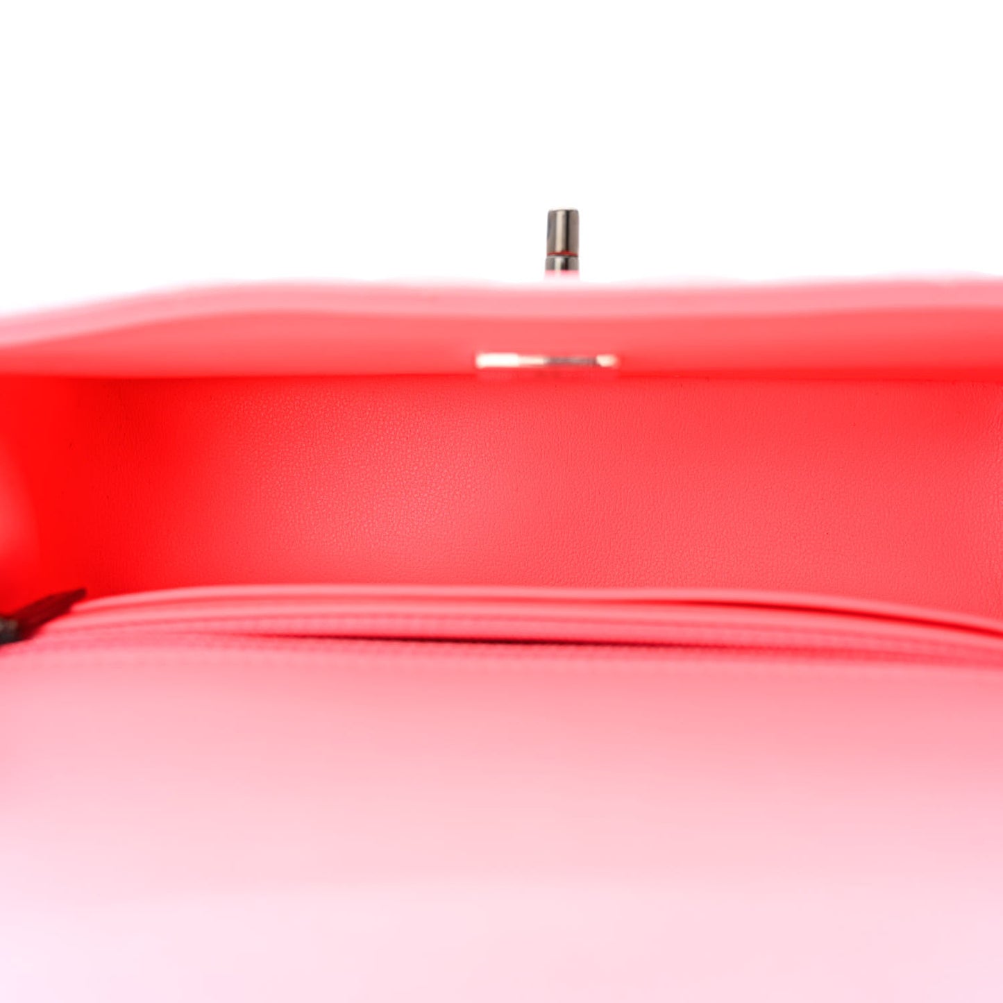 Lambskin Quilted Mini Rectangular Flap Coral Pink