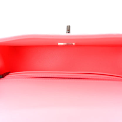 Chanel Lambskin Quilted Mini Rectangular Flap Coral Pink 5 of 11