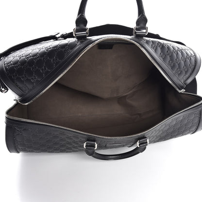 Gucci Guccissima Signature Large Duffle Black 5 of 7