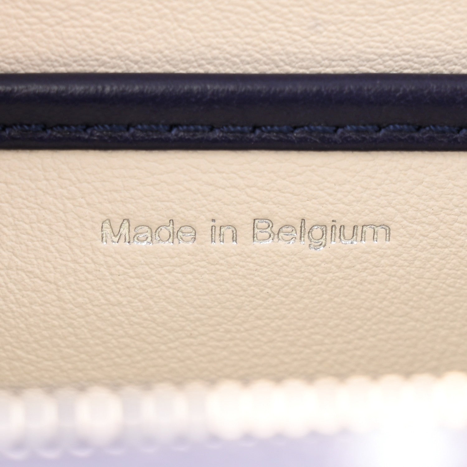 Delvaux Box Calfskin Ink Blot MM Tempete Satchel Ivory Blue 8 of 11