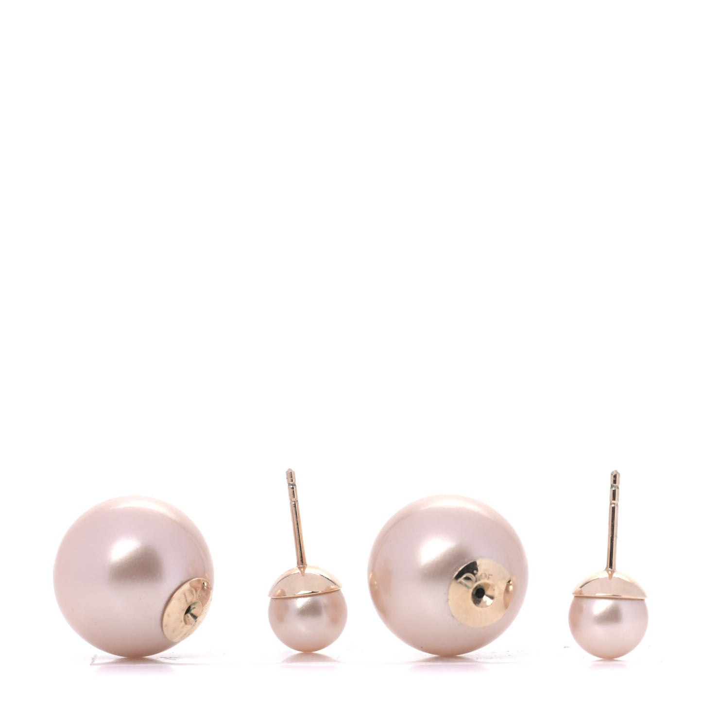 Pearl Mise En Dior Tribal Earrings Pink
