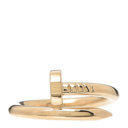 Cartier 18K Yellow Gold Juste Un Clou Ring 55 7.25 1 of 5