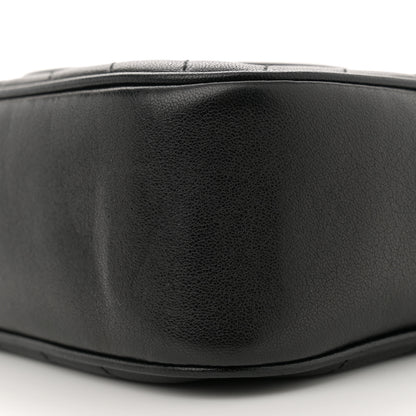 Gucci Sakai Be Green Calfskin Diagonal Stitched Small Blondie Shoulder Bag Black 10 of 10