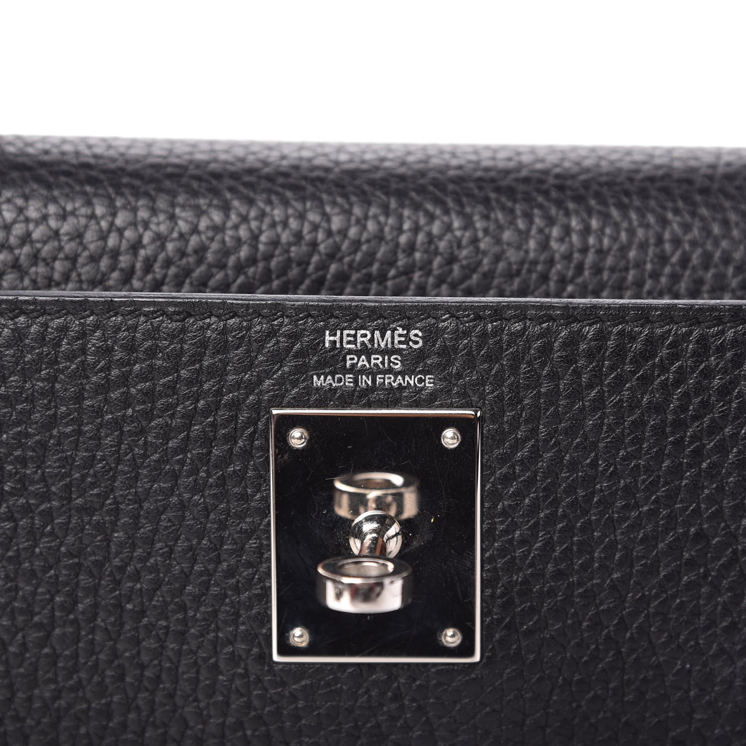 Hermes Taurillon Clemence Kelly Retourne 28 Black 8 of 10