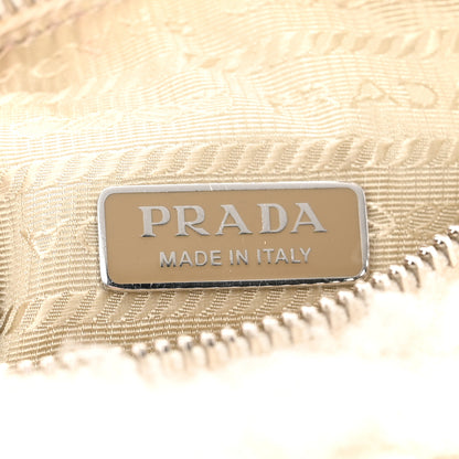 Prada Cashmere Mini Re-Edition 2000 Bag Naturale 6 of 10