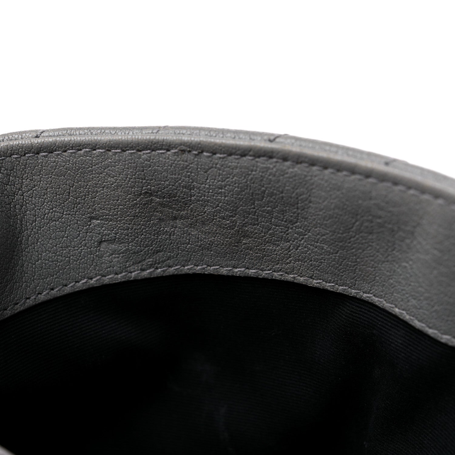 Saint Laurent Sheepskin Matelasse Chevron Monogram Medium College Bag Granite 13 of 16