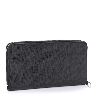 Louis Vuitton Taiga Zippy Organizer Wallet Black 3 of 10