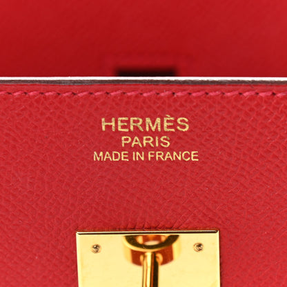 Hermes Epsom Birkin 35 Rouge Casaque 6 of 20