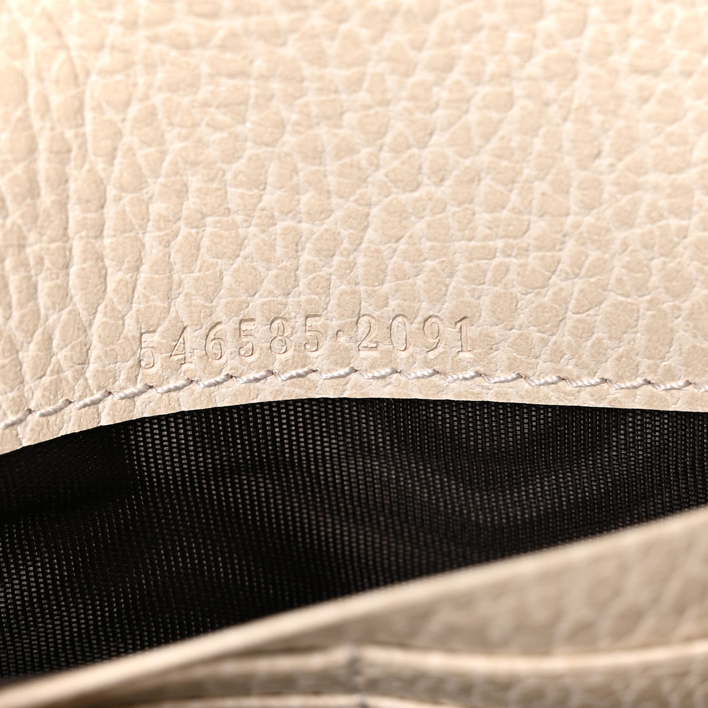 Dollar Calfskin GG Supreme Monogram Petite GG Marmont Wallet Chain Bag Mystic White Beige Ebony Mystic White Beige Ebony