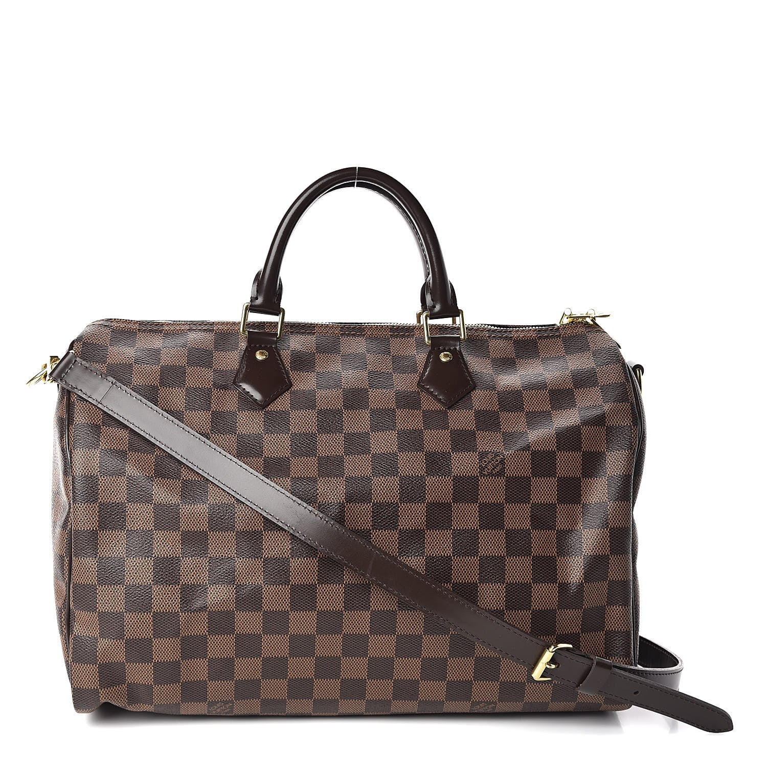 Louis Vuitton Damier Ebene Speedy Bandouliere 35 1 of 10